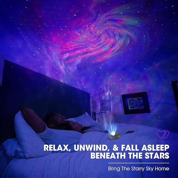 Astronaut Galaxy Projector Star Projector Starry Nebula Ceiling LED Lamp with Remote Control White Star