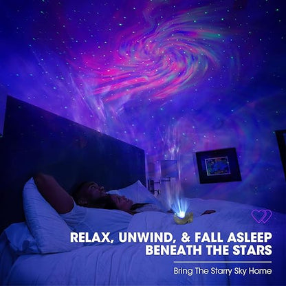 Astronaut Galaxy Projector Star Projector Starry Nebula Ceiling LED Lamp with Remote Control White Star