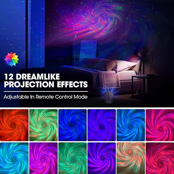 Astronaut Galaxy Projector Star Projector Starry Nebula Ceiling LED Lamp with Remote Control White Star