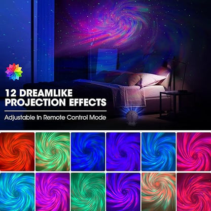 Astronaut Galaxy Projector Star Projector Starry Nebula Ceiling LED Lamp with Remote Control White Star