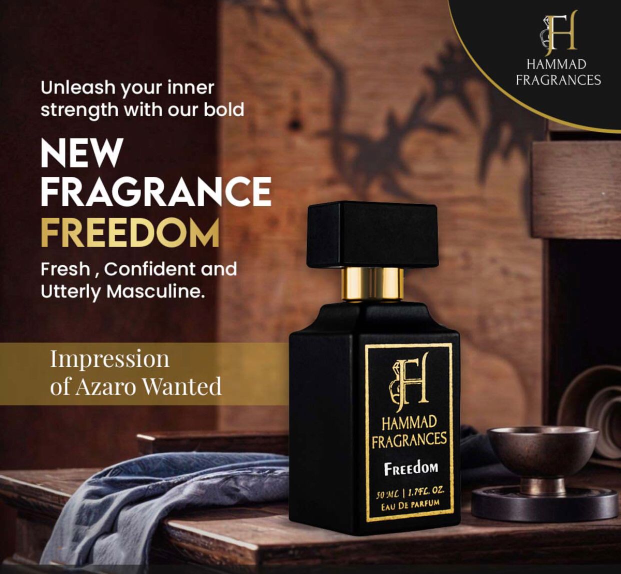 Hammad Fragrances With 6-8 Hours Long Lasting | Best Quality Perfume For Men – Edp Perfume 50 Ml
