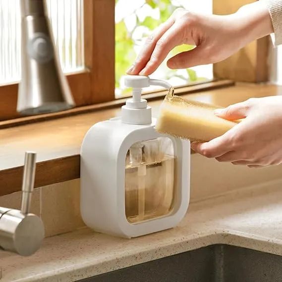 Soap Dispenser - 500ML Refillable Wash Hand Liquid, Dish Detergent